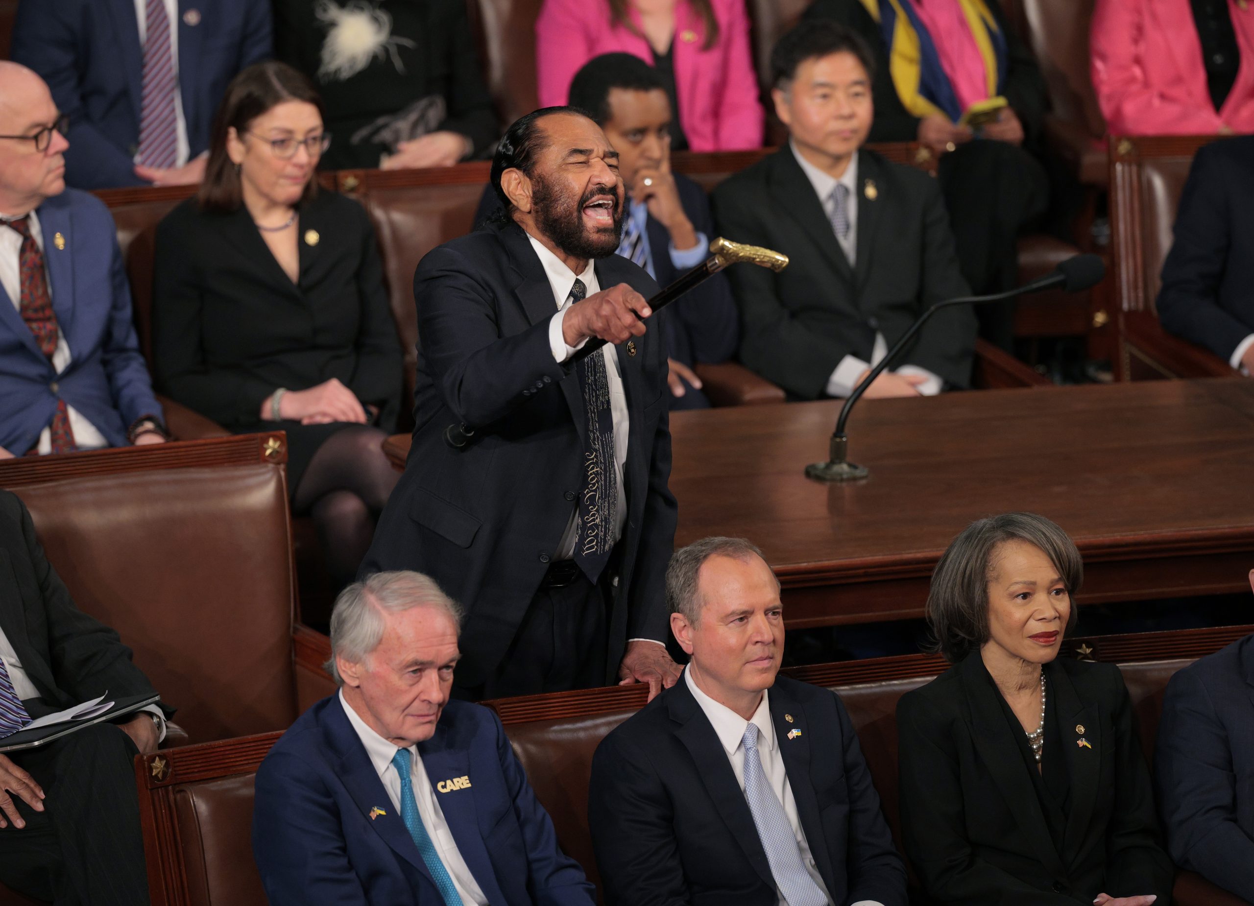 Rep. Al Green Ejected from House After Interrupting the President’s State of the Union Address